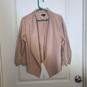 Michel Women’s Blazer Lightweight Open Front Draped Casual Work Blazer / XL